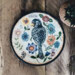 Vintage Wood Dinner Plate